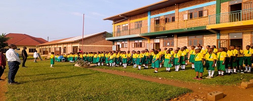 Students on Morning Assembly